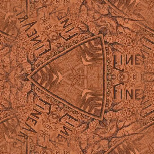 Close-up of isometric architectural forms wallpaper pattern with hex symmetry, showcasing 3D geometric shapes on a repeating tile.