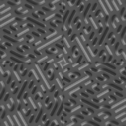 3D Isometric Grid with Rotation Symmetry Self-Adhesive Wallpaper pattern