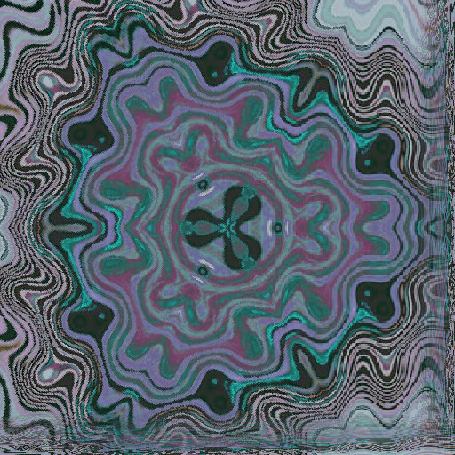 Hexagonal frequency pattern wallpaper with subtle blur effects, representing sound waves in an akustyka-themed design.