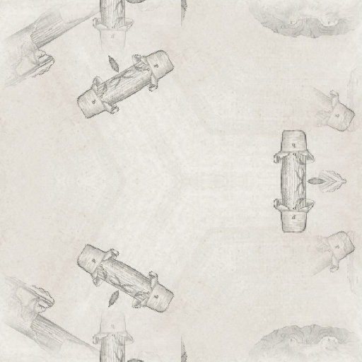 Hexagonal pattern depicting the digestive tract, inspired by historical anatomy illustrations, from wallpaper⁶.