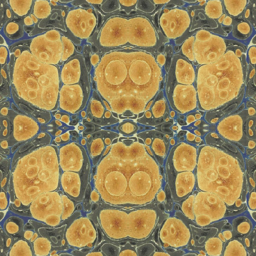 Abstract anatomia pattern with mirror symmetry, showcasing intricate lines and forms. Self-adhesive wallpaper from wallpaper⁶.