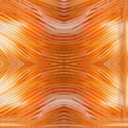 Abstract background pattern of a solar flare with mirror symmetry, featuring vibrant reds, oranges, and yellows, representing cosmic energy.