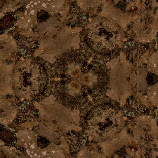 Close-up of bluegum eucalyptus tree bark texture, arranged in a repeating hexagonal pattern against a neutral background.