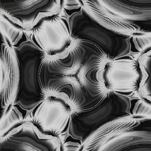 Intricate fractal art pattern with hexagonal symmetry, featuring mesmerizing repeating geometric shapes in vibrant colors.