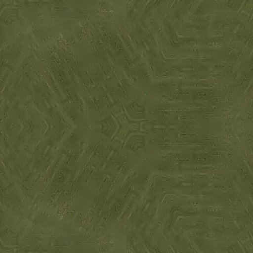 A repeating pattern of Uncial script letterforms arranged in a geometric Hex symmetry configuration.
