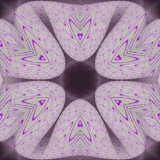 Vibrant geometric Op-Art pattern with kaleidoscope symmetry, featuring repeating colorful shapes and optical illusions.