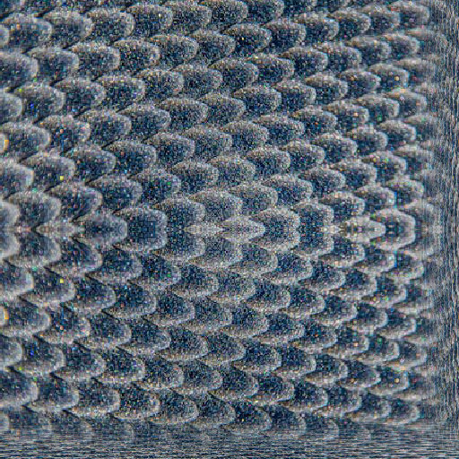 A close-up of a self-adhesive wallpaper featuring a pattern of horizontal bands in varying shades, inspired by statistical histograms, with a visible foam texture.