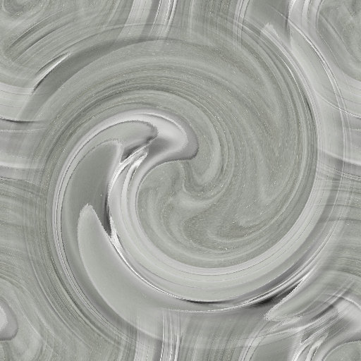Abstract black and white pinwheel pattern inspired by topological surfaces, for self-adhesive wallpaper.